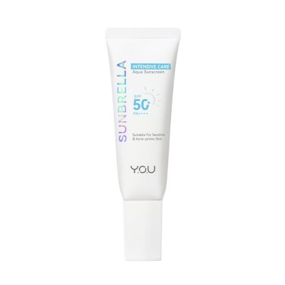 Y.O.U Sunbrella Intensive Sunscreen SPF50+ (40ml) ยู กันแดดสูตรอ่อนโยน สำหรับคนผิวแพ้ง่าย