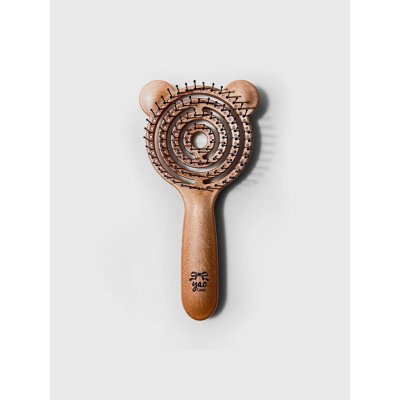Yao Hairbrush Little Moving Teddy Nylon Brush เย่า แปรงหวีผม สำหรับเด็ก รุ่นหมีน้อย แก้ผมพันกัน