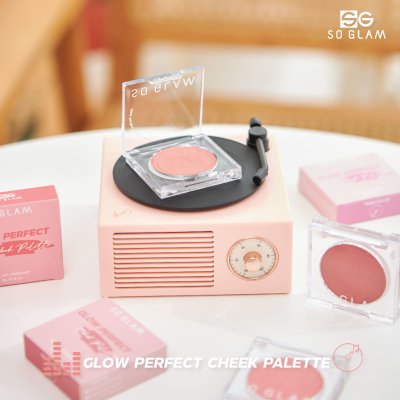 So Glam Glow Perfect Cheek Palette โซ แกลม บลัชออนเนื้อ ครีมโมจิ