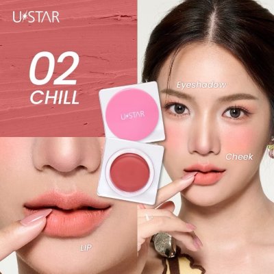 Ustar Lip & Cheek Pudding Pot (4g) ยูสตาร์ ลิป แอนด์ ชีค พุดดิ้ง พอต