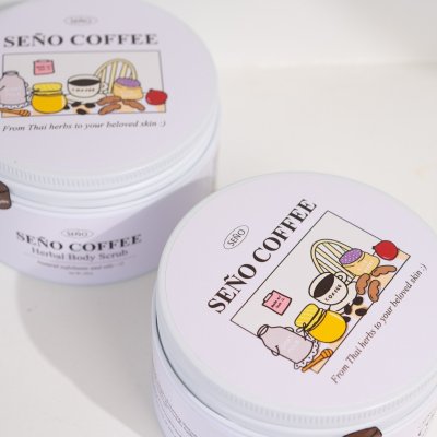 Seño Body Scrub (แบบกระปุก) ซินญอ สครับคอฟฟี่ สครับผิวกาย