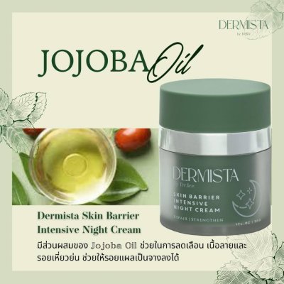Dermista Skin Barrier Intensive Night Cream (30g) เดอมิสต้า ไนท์ครีมซ่อมแซมผิว