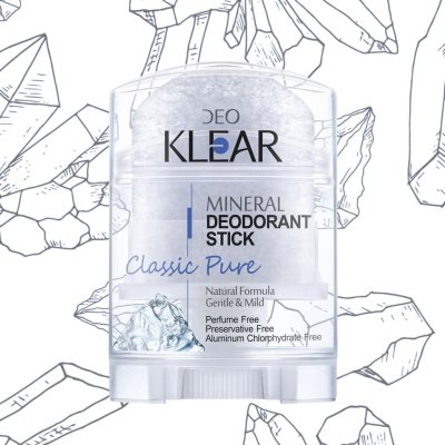  Deoklear ดีโอเคลียร์ Mineral Deodorant Stick (70g) มิเนอรัล ดีโอโดแรนท์ โรลออน สารส้ม