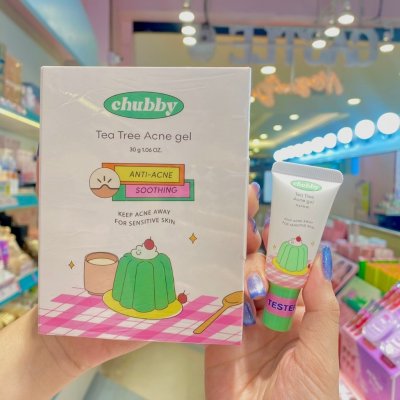 Chubby Tea Tree Acne Gel  ชับบี้ เจลแต้มสิว ลดสิวเร่งด่วน สิวอักเสบ