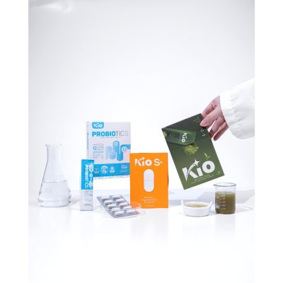 Kio Matcha Plus Premium Uji Matcha, No Added Sugar (10 Sachets)