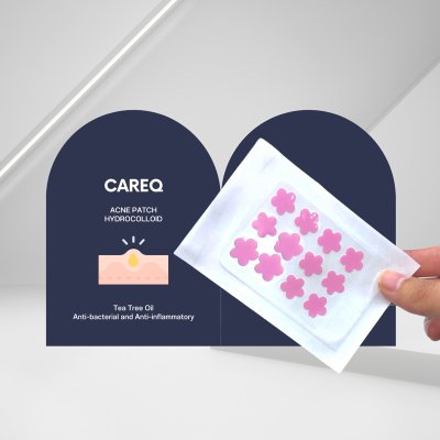 CareQ Acne Patch Hydrocolloid แคร์คิว แผ่นแปะสิว ดูดสิว สิวยุบ