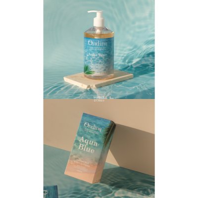 Ondina OCEAN SILK BODY SHOWER - AQUA BLUE ออนดีน่า โอเชียน ซิลค์ บอดี้ ชาวเวอร์ - อควาบลู