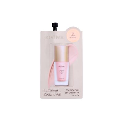 Jovina Luminous Radiant Veil Foundation SPF 30 PA+++ (7g) โจวีน่า ลูมินอส เรเดียนท์ เวล ฟาวน์เดชัน เอสพีเอฟ 30 พีเอ+++