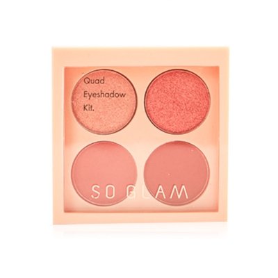 So Glam Quad Eyeshadow Kit โซ แกลม พาเลทอายแชโดว์ ขนาดพกพา