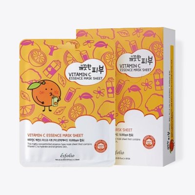 Esfolio Pure Skin Essence Mask Sheet (25ml) เอสโฟลิโอ แผ่นมาส์กหน้า