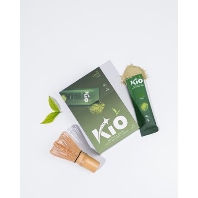 Kio Matcha Plus Premium Uji Matcha, No Added Sugar (10 Sachets)
