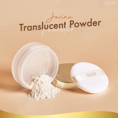 Jovina Perfect Skin Translucent Powder โจวีน่า แป้งฝุ่นโปร่งแสง เนื้อละเอียด บางเบา สบายผิว