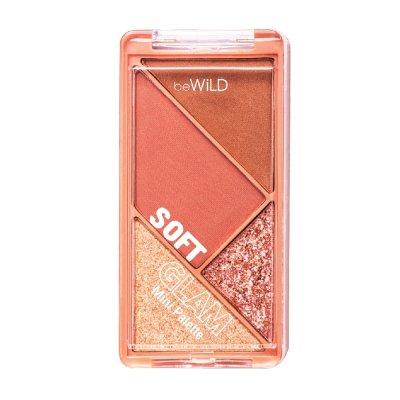 (ใช้โค้ดเหลือ 99.-) BeWiLD Soft Glam Mini Palette บีไวลด์ พาเลท All-in-one 4 เฉดสี โทนคลาสสิก