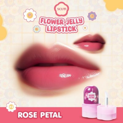 Scuti Flower Jelly Lipstick สคูตี้ ลิปสติกที่เน้นบำรุง
