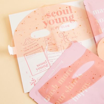 Seoulyoung Hydrogel Face Mask มาร์คหน้า บำรุงผิวขั้นสุด ให้ความชุ่มชื้น ลดริ้วรอย ลดสิว