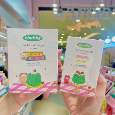 Chubby Tea Tree Acne Gel  ชับบี้ เจลแต้มสิว ลดสิวเร่งด่วน สิวอักเสบ