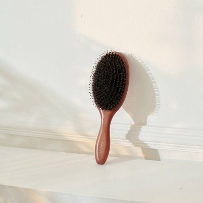 Mira Pro Plus Hair Texture Boar Bristle Hair Brush มิร่า หวีหมูป่า ผมสวยไม่พันกัน ลดมันลดฟูได้