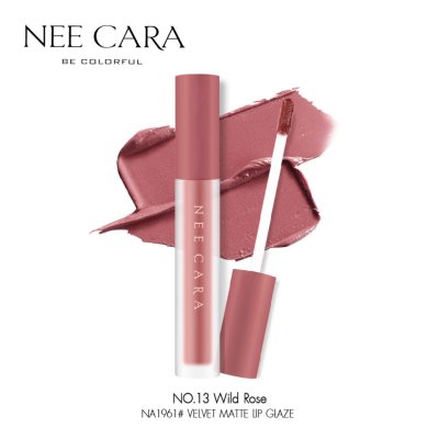Nee Cara Velvet Matte Lip Glaze Na1961 (4g) นีคาร่า เวลเวทแมทลิปเกรซ 1961