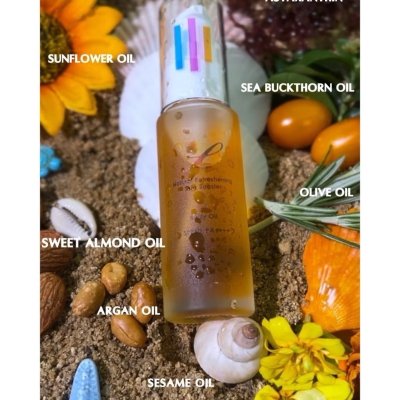 Ladaz Natural Refreshening Skin Booster Body Oil SPF 50 PA++++ (30ml) ลาแดซ Body oil กันแดด