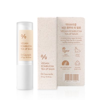 Dr.Ceuracle Vegan Kombucha Tea Lip Balm (3.7g) ดร.ซูราเคิล ลิปบาล์มวีแกน