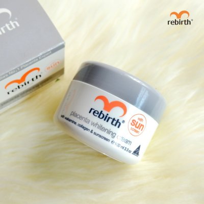 Rebirth PLACENTA WHITENING CREAM WITH WAKAMINE, COLLAGEN & SUNSCREEN