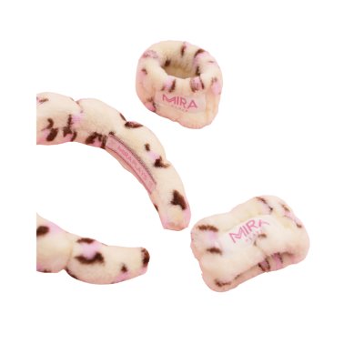 MIRA Spa Headband & Wristband Set เซ็ตผ้าคาดผม & ผ้ารัดข้อมือ