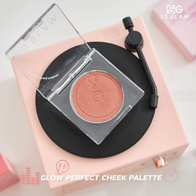 So Glam Glow Perfect Cheek Palette โซ แกลม บลัชออนเนื้อ ครีมโมจิ