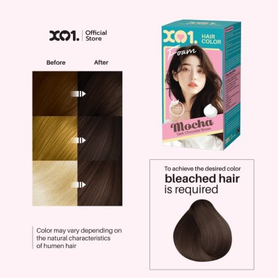 XO1. Hair Color Foam (30ml) เอ็กซ์โอวัน. แฮร์ คัลเลอร์ โฟม ผลิตภัณฑ์เปลี่ยนสีผม