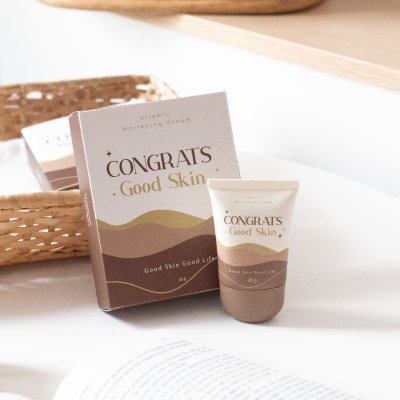 Congrats Good Skin Underarm Cream คอนเกรทส์ กู๊ด สกิน ครีมทารักแร้ขาว กระจ่างใส ลดกลิ่นตัว