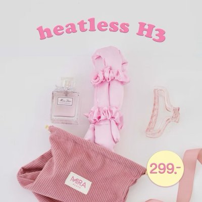 Mira Heatless H3 ที่ม้วนผมไม่ใช้ความร้อนเนื้อผ้าซาติน