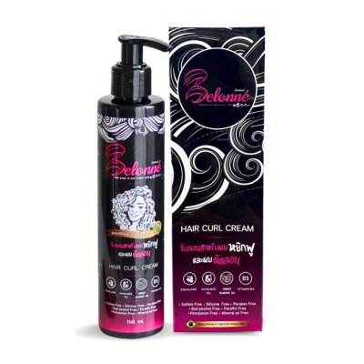 Belonne Brazilian Curly Style Hair Curl Cream บีลอนเน่ ครีมจับลอนผมหยิก