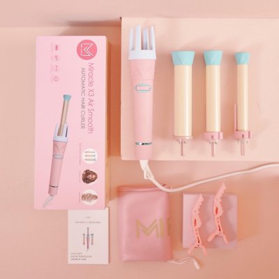 Mira Miracle X3 AirSmooth Automatic Hair Curler Rainbow Collection (LIMITED EDITION) มิรา เครื่องม้วนผม รุ่นโปร 3 แกน