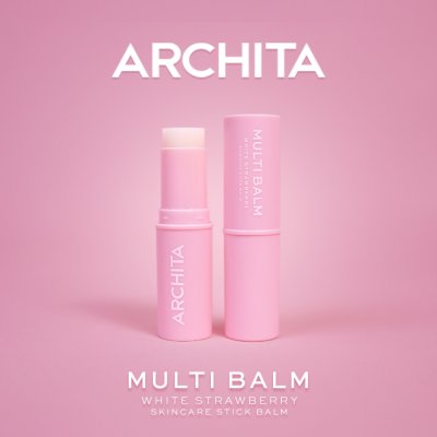 Archita White Strawberry Skincare Stick Balm (7g) อาชิตา สกินแคร์ สติ๊ก