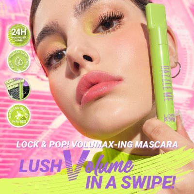 Dazzle Me VoluMAX-ing Mascara (7g) แดซเซิล มี มาสคาร่าเพิ่มวอลลุ่มและความหนาของขนตา