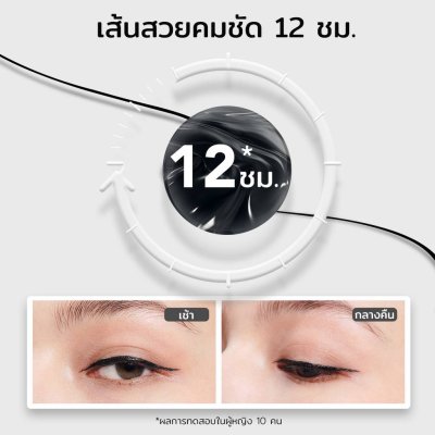 Y.O.U Express On Point Eyeliner วาย โอ ยู อายไลเนอร์ หัวแปรงปลายแหลมนุ่ม แห้งไว ติดทนนาน