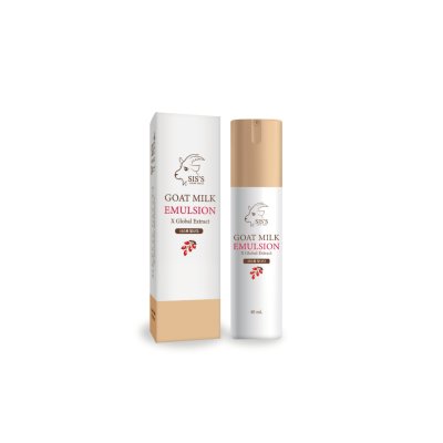 Sis's Goat Milk Emulsion X Global Extract (40ml) โกท มิลค์ อิมัลชั่น เอ็กซ์ โกลบอล เอคแทร็ค