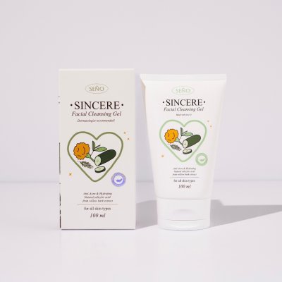 Seño Sincere Facial Cleansing Gel (100ml) ซินญอ ซินเซีย เฟเชียล คลีนซิ่ง เจล