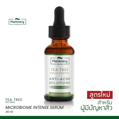 Plantnery Tea Tree Acne Microbiome Intense Serum (30ml) แพลนเนอรี่ เซรั่มลดสิว