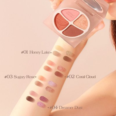 Barenbliss Dream Chaser Quad Eyeshadow Palette ดรีม เชสเซอร์ ควอด อายแชโดว์ พาเลท