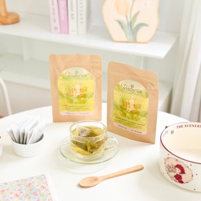 Teatopia Harmony Gut-Perpermint Tea with Ginger (1 กล่องมี10 ซอง) ฮาร์โมนี่กัท-ชาเปปเปอร์มินต์ผสมขิง