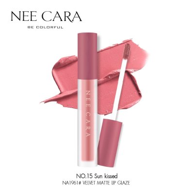 Nee Cara Velvet Matte Lip Glaze Na1961 (4g) นีคาร่า เวลเวทแมทลิปเกรซ 1961