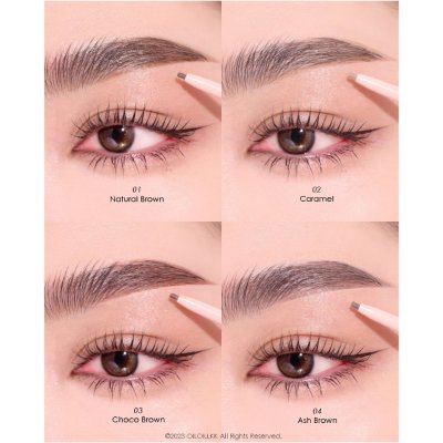 Tiara SlimMe brow pencil เทียร่า ดินสอเขียนคิ้วหัวสลิม เส้นคม เนื้อนุ่ม เขียนง่าย