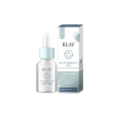 Klay Acne Perfect Gel (10g) เจลใสสำหรับผู้มีปัญหาสิวผด สิวอุดตัน ช่วยให้รอยแดง รอยดำจากสิว