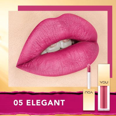 Y.O.U Rouge Velvet Matte Lip Cream วาย โอ ยู ลิปสติก เนื้อแมท บางเบา ติดทนนาน ไม่ติดแมส