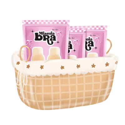 Miamia.bra Rabbit Bra 2 in 1 (1 กล่องมี 1 คู่) ปิดจุกกระต่าย