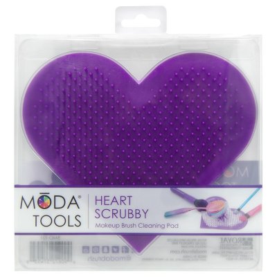 Moda Heart Scrubby Cleaning Pad (1 ชิ้น / กล่อง) โมด้า แผ่นทำความสะอาดแปรง