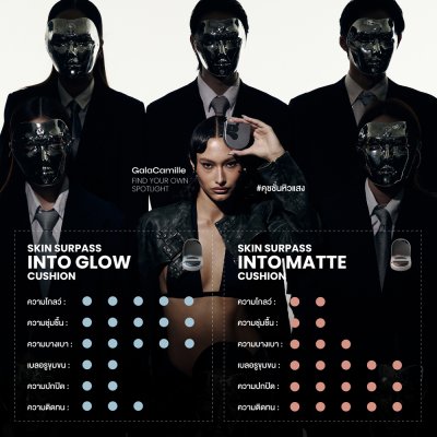 Gala Camille Skin Surpass Into Glow Cushion SPF+ PA++++ (10g) กาล่า กามิลเล่สกิน เซอร์พาส อินทูโกลว์คุชชั่น