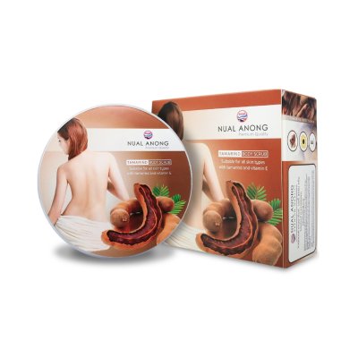 Nual Anong Herbs Tamarind Body Scrub Cream (200g) สครับขัดผิวกาย สูตรมะขาม
