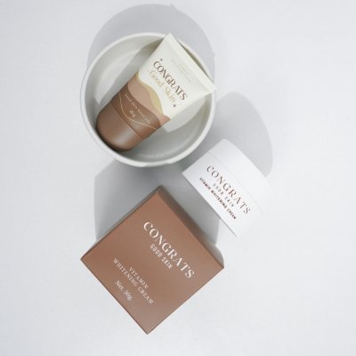 (ใช้โค้ดเหลือ 159.-) Congrats Good Skin Underarm Cream คอนเกรทส์ กู๊ด สกิน ครีมทารักแร้ขาว กระจ่างใส ลดกลิ่นตัว