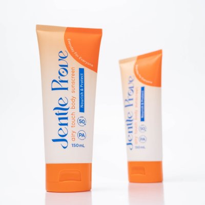Jentle Prove Airy Touch Body Sunscreen SPF50+ PA++++ (150ml) แอรี่ทัชบอดี้ซันสกรีน เอสพีเอฟ 50+ พีเอ++++